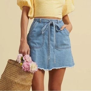 Billabong Blue Denim Skirt